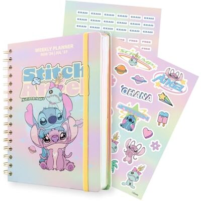 Grupo Erik Agenda Scolaire 2026 2027 Stitch et Angel Semainier Format A5, Agenda Disney 2026 2027, Agenda Scolaire 2026 2027 Fille - Publicité Grupo Erik Agenda Scolaire 2026 2027 Stitch et Angel Semainier Format A5, Agenda Disney 2026 2027, Agenda Scolaire 2026 2027 Fille - Publicité