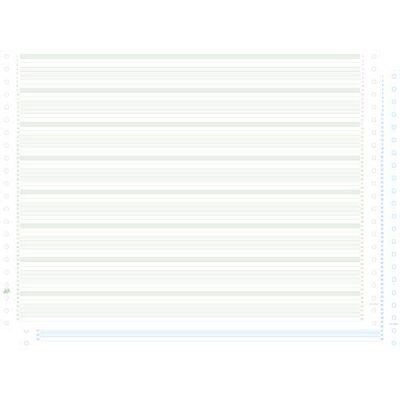 Exacompta 1000 Feuilles Listing Zoné 380 mm X 11 2 Plis 56g Vert et Bleu - Publicité Exacompta 1000 Feuilles Listing Zoné 380 mm X 11 2 Plis 56g Vert et Bleu - Publicité