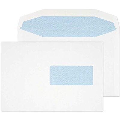 Blake Everyday enveloppe C5+ (16.2 x 23.5cm) avec fenêtre lot de 500 unités 90 GSM enveloppes blanches gommées enveloppe certifié PEFC et écologique pack múltiple papeterie Modèle 444RH - Publicité Blake Everyday enveloppe C5+ (16.2 x 23.5cm) avec fenêtre lot de 500 unités 90 GSM enveloppes blanches gommées enveloppe certifié PEFC et écologique pack múltiple papeterie Modèle 444RH - Publicité