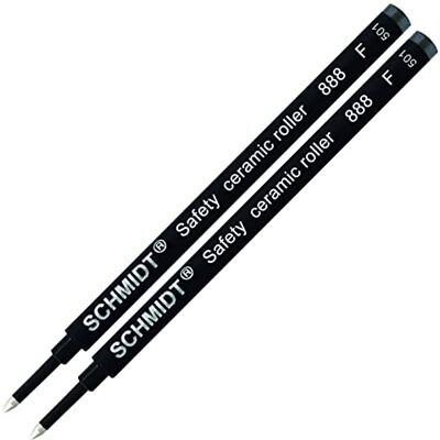 Level Schmidt 888 F Lot de 2 recharges pour stylo roller allemand Noir - Publicité Level Schmidt 888 F Lot de 2 recharges pour stylo roller allemand Noir - Publicité