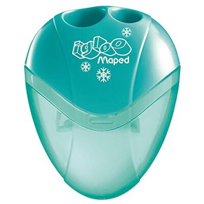 Maped _37793 un Taille-crayons i-gloo 2 trous couleur aleatoire - Publicité Maped _37793 un Taille-crayons i-gloo 2 trous couleur aleatoire - Publicité