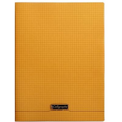 Calligraphe 18388C Un Cahier Agrafé Orange (une Marque de Clairefontaine) 24x32 cm 96 Pages Petits Carreaux Papier Blanc 90 g Couverture Polypro Transparent - Publicité Calligraphe 18388C Un Cahier Agrafé Orange (une Marque de Clairefontaine) 24x32 cm 96 Pages Petits Carreaux Papier Blanc 90 g Couverture Polypro Transparent - Publicité