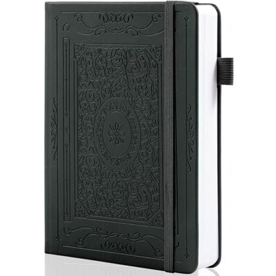 TIEFOSSI Carnet de notes Bullet Dotted Journal, papier épais numéroté 160 g/m², couverture rigide A5 à grille pointillée pour femmes et hommes, écriture de travail, bullet journaling, dessin - Publicité TIEFOSSI Carnet de notes Bullet Dotted Journal, papier épais numéroté 160 g/m², couverture rigide A5 à grille pointillée pour femmes et hommes, écriture de travail, bullet journaling, dessin - Publicité