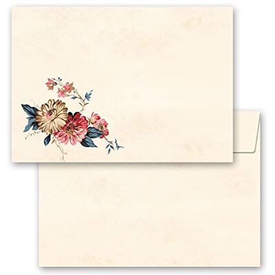 Paper-Media Enveloppes de motif Motif de fleurs, COURRIER FLEUR 10 enveloppes DIN C6 (162x114 mm) - Publicité Paper-Media Enveloppes de motif Motif de fleurs, COURRIER FLEUR 10 enveloppes DIN C6 (162x114 mm) - Publicité