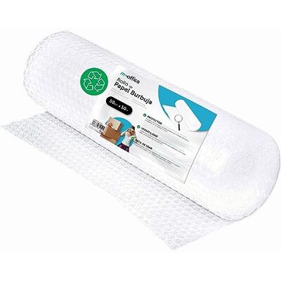 m-office Rouleau en plastique à bulles, rouleau recyclé pour l'emballage, plastique à bulles pour le déménagement, l'emballage et les boîtes, plastique pour l'emballage · (50cmx10m, - Publicité m-office Rouleau en plastique à bulles, rouleau recyclé pour l'emballage, plastique à bulles pour le déménagement, l'emballage et les boîtes, plastique pour l'emballage · (50cmx10m, - Publicité