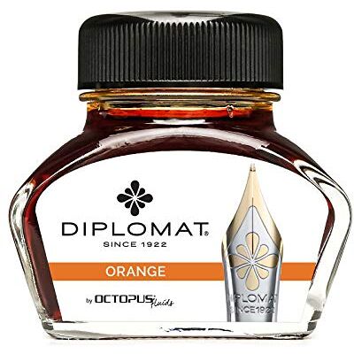 Diplomat Diplo Octopus - orange - 30 ml - Encre - Publicité Diplomat Diplo Octopus - orange - 30 ml - Encre - Publicité
