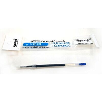POSCA Uni-ball Jetstream SXR10 B Recharge Roller Bleu Lot de 12 - Publicité POSCA Uni-ball Jetstream SXR10 B Recharge Roller Bleu Lot de 12 - Publicité
