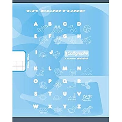 Calligraphe 108501C Un Cahier de Travaux Pratiques Bleu (une Marque de Clairefontaine) 17x22 cm 32 Pages Double Ligne 3 mm Interligne Verticale et Unies Blanches 90 g Couverture Carte Offset - Publicité Calligraphe 108501C Un Cahier de Travaux Pratiques Bleu (une Marque de Clairefontaine) 17x22 cm 32 Pages Double Ligne 3 mm Interligne Verticale et Unies Blanches 90 g Couverture Carte Offset - Publicité