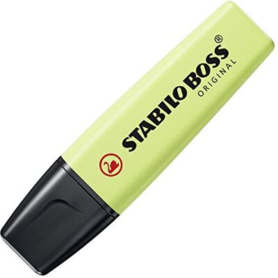 Surligneur Pastel STABILO Boss - Lime - 1 Pièce - Marqueur - Publicité Surligneur Pastel STABILO Boss - Lime - 1 Pièce - Marqueur - Publicité