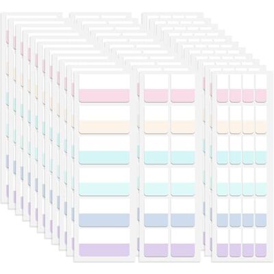 Euleryoo 420 Pièce Onglets D'Index, Marque Page Adhesives, Feuilles Notes Autocollantes, Adhésives Marqueurs de Page Inscriptibles, Sticky Tabs pour Convient aux Bureaux Documents Livres Agendas Dossiers - Publicité Euleryoo 420 Pièce Onglets D'Index, Marque Page Adhesives, Feuilles Notes Autocollantes, Adhésives Marqueurs de Page Inscriptibles, Sticky Tabs pour Convient aux Bureaux Documents Livres Agendas Dossiers - Publicité