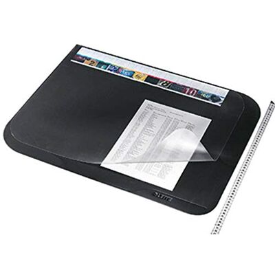 Leitz – Tapis de Bureau Antidérapant avec rabat en PVC, 400x530 mm, pour PC/Ordinateurs portables / Ecrans/ Clavier / Souris, gamme Plus, 53120095 - Publicité Leitz – Tapis de Bureau Antidérapant avec rabat en PVC, 400x530 mm, pour PC/Ordinateurs portables / Ecrans/ Clavier / Souris, gamme Plus, 53120095 - Publicité