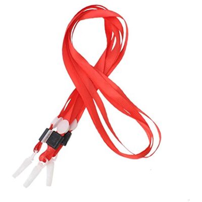 CKB LTD Lot de 20 Rouge Pro Courroie de Cou de Lanières avec Rotatif Plastique Clip D'identité Cordon porte-carte pour Clés, événements Badge D'identification, Bureau Exposition Porte Badges - Publicité CKB LTD Lot de 20 Rouge Pro Courroie de Cou de Lanières avec Rotatif Plastique Clip D'identité Cordon porte-carte pour Clés, événements Badge D'identification, Bureau Exposition Porte Badges - Publicité