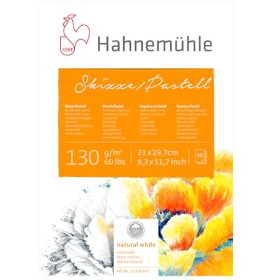 Hahnemühle Photo Bloc Esquisse/Pastel 100% Coton 130g A4 30 Feuilles - Publicité Hahnemühle Photo Bloc Esquisse/Pastel 100% Coton 130g A4 30 Feuilles - Publicité