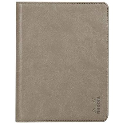 Rhodia 213002C Livret Porte-Bloc et Porte-Documents N°13 Taupe pour Bloc-Notes ou Carnets de Format A6 (10,5x14,8 cm) Simili Cuir Italien Premium Collection - Publicité Rhodia 213002C Livret Porte-Bloc et Porte-Documents N°13 Taupe pour Bloc-Notes ou Carnets de Format A6 (10,5x14,8 cm) Simili Cuir Italien Premium Collection - Publicité