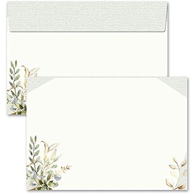 Paper-Media Enveloppes Nature, BRANCHES VERTES 10 enveloppes DIN C6 (162x114 mm) - Publicité Paper-Media Enveloppes Nature, BRANCHES VERTES 10 enveloppes DIN C6 (162x114 mm) - Publicité