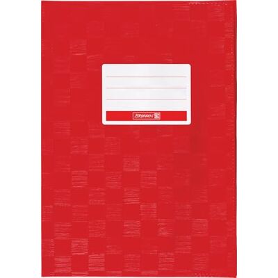 BRUNNEN Protège-cahier A5, rouge vif - Publicité BRUNNEN Protège-cahier A5, rouge vif - Publicité