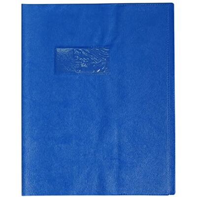 Calligraphe 72002AMZC Un Protège-Cahier Grain Cuir Bleu victoria 17x22 cm 22/100ème avec Porte-Étiquette PVC Opaque - Publicité Calligraphe 72002AMZC Un Protège-Cahier Grain Cuir Bleu victoria 17x22 cm 22/100ème avec Porte-Étiquette PVC Opaque - Publicité