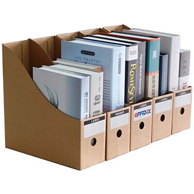 OFFIDIX 5 Niveaux Kraft Boîte De Stockage A4 Porte-Documents Organisateur Tiroir Pour Le Bureau À La Maison DIY Conteneur En Papier - Publicité OFFIDIX 5 Niveaux Kraft Boîte De Stockage A4 Porte-Documents Organisateur Tiroir Pour Le Bureau À La Maison DIY Conteneur En Papier - Publicité