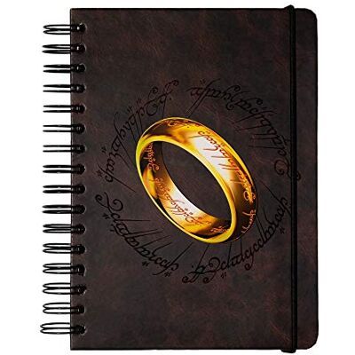 Grupo Erik CTFBA50024 Bullet Journal Pointillé Le Seigneur des Anneaux Carnet de Notes A5 Notebook Bullet Agenda Carnet Spirale - Publicité Grupo Erik CTFBA50024 Bullet Journal Pointillé Le Seigneur des Anneaux Carnet de Notes A5 Notebook Bullet Agenda Carnet Spirale - Publicité