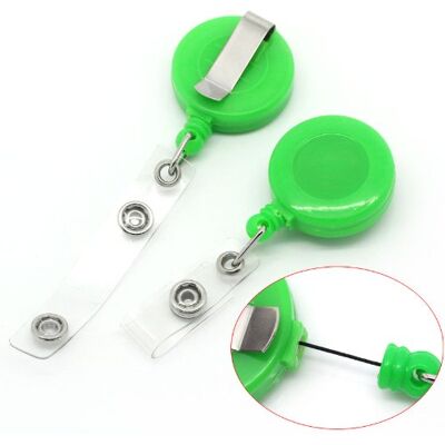CKB LTD 10x Vert Green Cordon Rétractable Carte ID Support De Badge Reels with Belt Clip Ring Pull Ski Yoyo Pass Holder Recoil - Publicité CKB LTD 10x Vert Green Cordon Rétractable Carte ID Support De Badge Reels with Belt Clip Ring Pull Ski Yoyo Pass Holder Recoil - Publicité