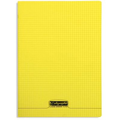 Calligraphe 18334C Un Cahier Agrafé Jaune (une Marque de Clairefontaine) A4 21x29,7 cm 96 Pages Petits Carreaux Papier Blanc 90 g Couverture Polypro Transparent - Publicité Calligraphe 18334C Un Cahier Agrafé Jaune (une Marque de Clairefontaine) A4 21x29,7 cm 96 Pages Petits Carreaux Papier Blanc 90 g Couverture Polypro Transparent - Publicité