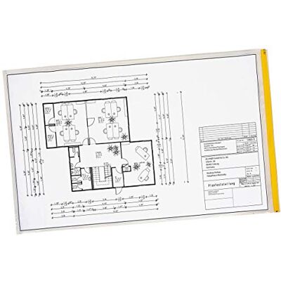 Eichner Pochette de Protection pour Rangement Dessin DIN A0 - Publicité Eichner Pochette de Protection pour Rangement Dessin DIN A0 - Publicité