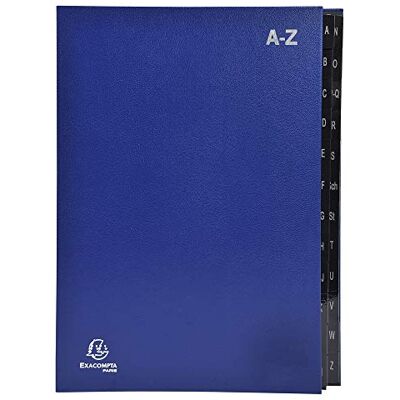 Exacompta Ordonator 57222E Trieur rigide économique 24 compartiments alphabétiques 24 x 34 Bleu - Publicité Exacompta Ordonator 57222E Trieur rigide économique 24 compartiments alphabétiques 24 x 34 Bleu - Publicité