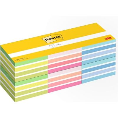 Post-It Notes Autocollantes Cube, Couleurs Assorties, 6 Blocs, 450 Feuilles par Bloc, 76 mm x 76 mm, Orange, Bleu, Vert, Rose Feuillets Adhésifs pour Prise de Notes, Listes de Tâches et Rappels - Publicité Post-It Notes Autocollantes Cube, Couleurs Assorties, 6 Blocs, 450 Feuilles par Bloc, 76 mm x 76 mm, Orange, Bleu, Vert, Rose Feuillets Adhésifs pour Prise de Notes, Listes de Tâches et Rappels - Publicité