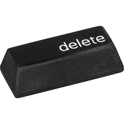 BRUNNEN Gomme "Delete Taste" 3,5 x 1 cm Noir - Publicité BRUNNEN Gomme "Delete Taste" 3,5 x 1 cm Noir - Publicité