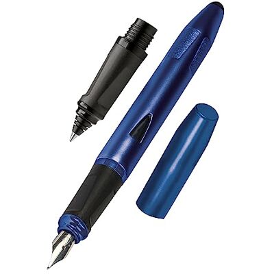 Online Stylo à encre Switch Starter Bleu, Set stylo plume et roller ergonomique pour l'école, idéal pour débutants, enfants, élèves, partie soft grip, cartouches d'encre standard - Publicité Online Stylo à encre Switch Starter Bleu, Set stylo plume et roller ergonomique pour l'école, idéal pour débutants, enfants, élèves, partie soft grip, cartouches d'encre standard - Publicité