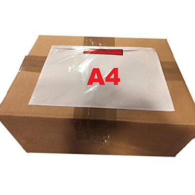 UNIVERS GRAPHIQUE De 50 a 10 000 Pochettes porte document ci-inclus format A1 (feuille A4 non pliée) adhésives transparente, imprimée documents ci-inclus et documents Enclosed Pochette d’Expédition autocollante C4 315 x 225 mm pour colis, paquets, petite - Publicité UNIVERS GRAPHIQUE De 50 a 10 000 Pochettes porte document ci-inclus format A1 (feuille A4 non pliée) adhésives transparente, imprimée documents ci-inclus et documents Enclosed Pochette d’Expédition autocollante C4 315 x 225 mm pour colis, paquets, petite - Publicité
