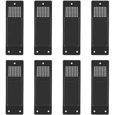 Yindhgdr Lot de 8 accessoires de ventilation pour conteneur d'expédition robuste Noir - Publicité Yindhgdr Lot de 8 accessoires de ventilation pour conteneur d'expédition robuste Noir - Publicité