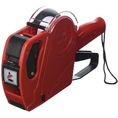 Q-Connect 936088 Pince étiqueter 1 Ligne 8 Caractères 300 g Rouleau encreur 22,5 x 13,5 x 4 cm Rouge - Publicité Q-Connect 936088 Pince étiqueter 1 Ligne 8 Caractères 300 g Rouleau encreur 22,5 x 13,5 x 4 cm Rouge - Publicité