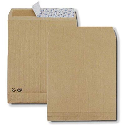GPV Boite de 250 Sac à soufflet Format C4 (229x324x30 mm), sans fenêtre, qualité papier kraft : 120 g/m2 Certifié PEFC - Publicité GPV Boite de 250 Sac à soufflet Format C4 (229x324x30 mm), sans fenêtre, qualité papier kraft : 120 g/m2 Certifié PEFC - Publicité