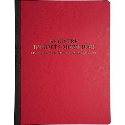 Le Dauphin Piqûre Registre d'Objets Mobiliers 31,5 x 24,5 cm 80 Pages - Publicité Le Dauphin Piqûre Registre d'Objets Mobiliers 31,5 x 24,5 cm 80 Pages - Publicité