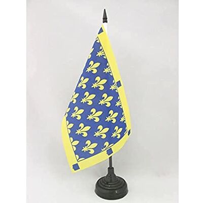 AZ FLAG Drapeau De Table Département de l'Ardèche 21x14 cm Petit Drapeau Ardéchois De Bureau 100% Polyester Avec Hampe De 25cm Et Socle En Plastique Noir - Publicité AZ FLAG Drapeau De Table Département de l'Ardèche 21x14 cm Petit Drapeau Ardéchois De Bureau 100% Polyester Avec Hampe De 25cm Et Socle En Plastique Noir - Publicité