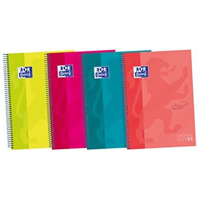 Oxford 400075564 – Pack de 5 europeanbook-5 spirale, couverture extra rigide, A4/210 x 297 mm - Publicité Oxford 400075564 – Pack de 5 europeanbook-5 spirale, couverture extra rigide, A4/210 x 297 mm - Publicité