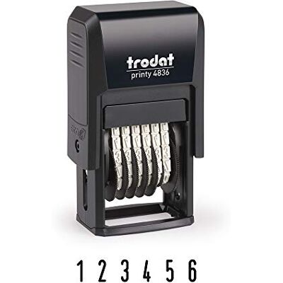 Trodat Printy numéroteur 4836 - Publicité Trodat Printy numéroteur 4836 - Publicité