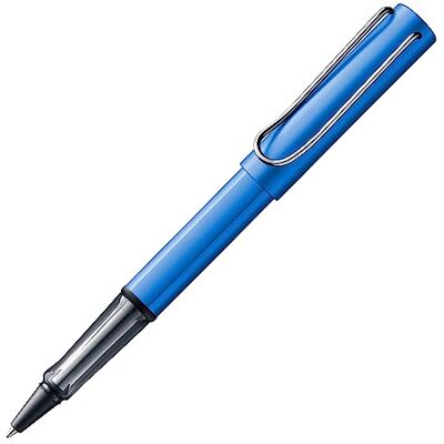 Lamy AL-star oceanblue Stylo roller avec grip transparent et ergonomique et largeur de trait M corps en aluminium léger avec recharge roller M 63 en noir - Publicité Lamy AL-star oceanblue Stylo roller avec grip transparent et ergonomique et largeur de trait M corps en aluminium léger avec recharge roller M 63 en noir - Publicité