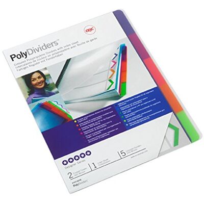GBC PPDIVIDERS Pack de 5 intercalaires - Publicité GBC PPDIVIDERS Pack de 5 intercalaires - Publicité
