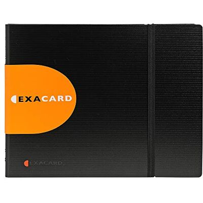 Exacompta Porte cartes de visite détachable Exacard 240 cartes 20x25cm 75134 - Publicité Exacompta Porte cartes de visite détachable Exacard 240 cartes 20x25cm 75134 - Publicité