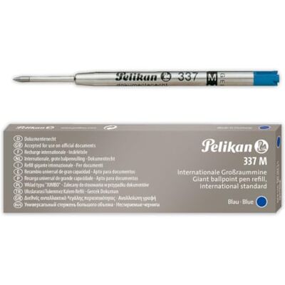 Pelikan 337M Lot de 5 Recharges pour Stylo-bille standard international Bleu - Publicité Pelikan 337M Lot de 5 Recharges pour Stylo-bille standard international Bleu - Publicité