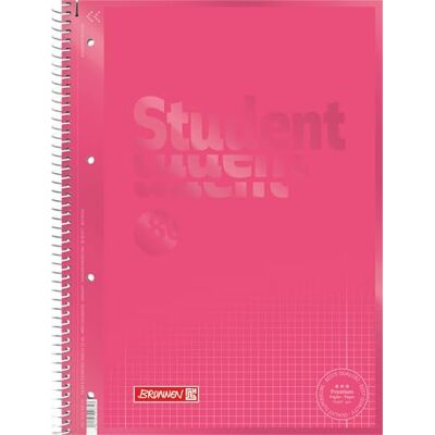 BRUNNEN Collegeblock Premium Student Colour Code A4 Couverture : tulip - Publicité BRUNNEN Collegeblock Premium Student Colour Code A4 Couverture : tulip - Publicité