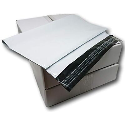 UNIVERS GRAPHIQUE Lot de 500 Enveloppes plastique blanches opaques A3 350 x 450 mm,pochettes d'expédition 35x45 cm 60 microns. Enveloppe fine 22g, légère, solide, inviolable et imperméable. Publicité UNIVERS GRAPHIQUE Lot de 500 Enveloppes plastique blanches opaques A3 350 x 450 mm,pochettes d'expédition 35x45 cm 60 microns. Enveloppe fine 22g, légère, solide, inviolable et imperméable. Publicité