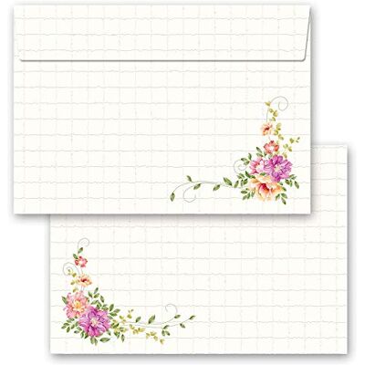 Paper-Media Enveloppes de motif Fleurs & Pétales, LETTRE FLORALE 25 enveloppes DIN C6 (162x114 mm) - Publicité Paper-Media Enveloppes de motif Fleurs & Pétales, LETTRE FLORALE 25 enveloppes DIN C6 (162x114 mm) - Publicité