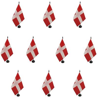 AZ FLAG Lot de 10 Drapeau De Table Savoie 21x14 cm 10 Petits Drapeaux Savoyard De Bureau 100% Polyester Avec Hampe De 25cm Et Socle En Plastique Noir - Publicité AZ FLAG Lot de 10 Drapeau De Table Savoie 21x14 cm 10 Petits Drapeaux Savoyard De Bureau 100% Polyester Avec Hampe De 25cm Et Socle En Plastique Noir - Publicité