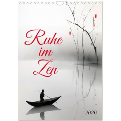 CALVENDO Le calme dans le zen, Version française (Calendrier mural 2026 DIN A4 portrait), Calendrier mensuel - Publicité CALVENDO Le calme dans le zen, Version française (Calendrier mural 2026 DIN A4 portrait), Calendrier mensuel - Publicité