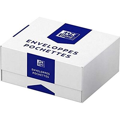 Oxford Boîte de 500 Enveloppes fermeture avec autoadhésive 110 x 220 mm - Publicité Oxford Boîte de 500 Enveloppes fermeture avec autoadhésive 110 x 220 mm - Publicité
