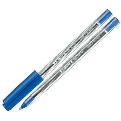 Schneider Tops 505 Stylo bille Capuchon à clic/pointe acier inoxydable/M/bleu Lot de 50 - Publicité Schneider Tops 505 Stylo bille Capuchon à clic/pointe acier inoxydable/M/bleu Lot de 50 - Publicité