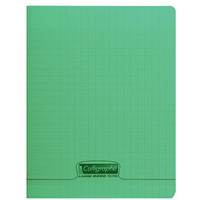 Calligraphe Cahier 8000 POLYPRO, 170 x 220 mm, vert - Publicité Calligraphe Cahier 8000 POLYPRO, 170 x 220 mm, vert - Publicité